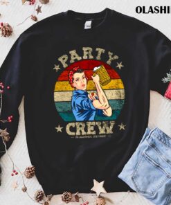 Party Crew In alcohol we trust Beer JGA friends shirt trending shirt