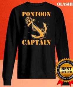 Pontoon Captain Boat Owner Boating Anchor shirt Sweater Shirt