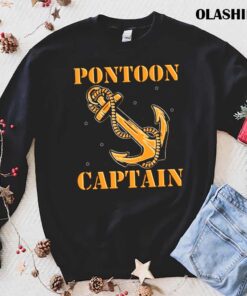 Pontoon Captain Boat Owner Boating Anchor shirt trending shirt
