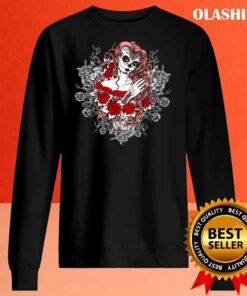 Santa Muerte Holy Woman Skull Mexico Dead shirt Sweater Shirt