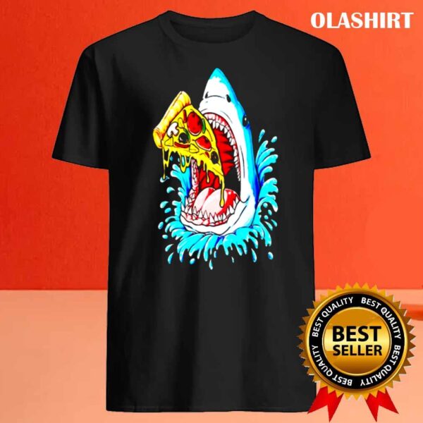 Shark Pizza lover giftKids Boys Food Lovers shirt Best Sale