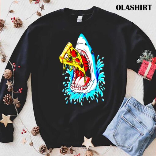 Shark Pizza lover giftKids Boys Food Lovers shirt trending shirt