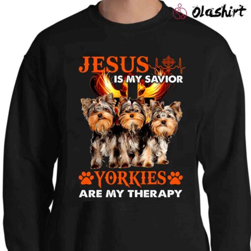 Yorkshire terriers are my therapy shirt Sweater Shirt